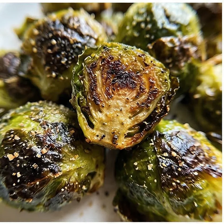 Crispy Lemon-Garlic Brussels Sprouts